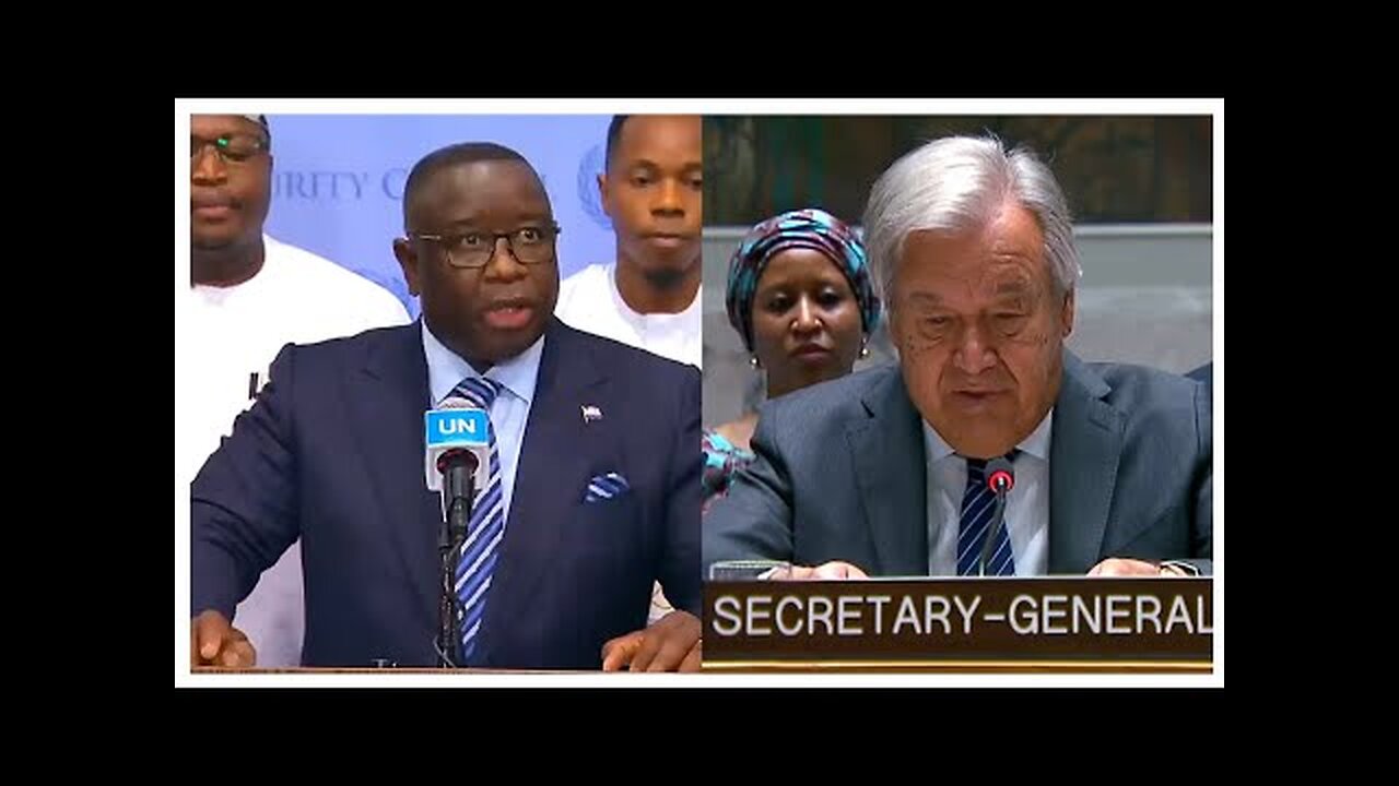 "Africa demands for 2 permanent seats at the United Nations Security Council" Julius Maada Bio