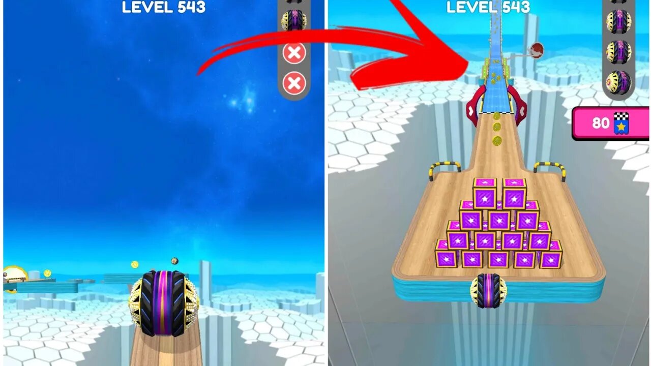 🧿⭕Portal Run || GOING BALLS || @68 + ONE @Mr.FLEX