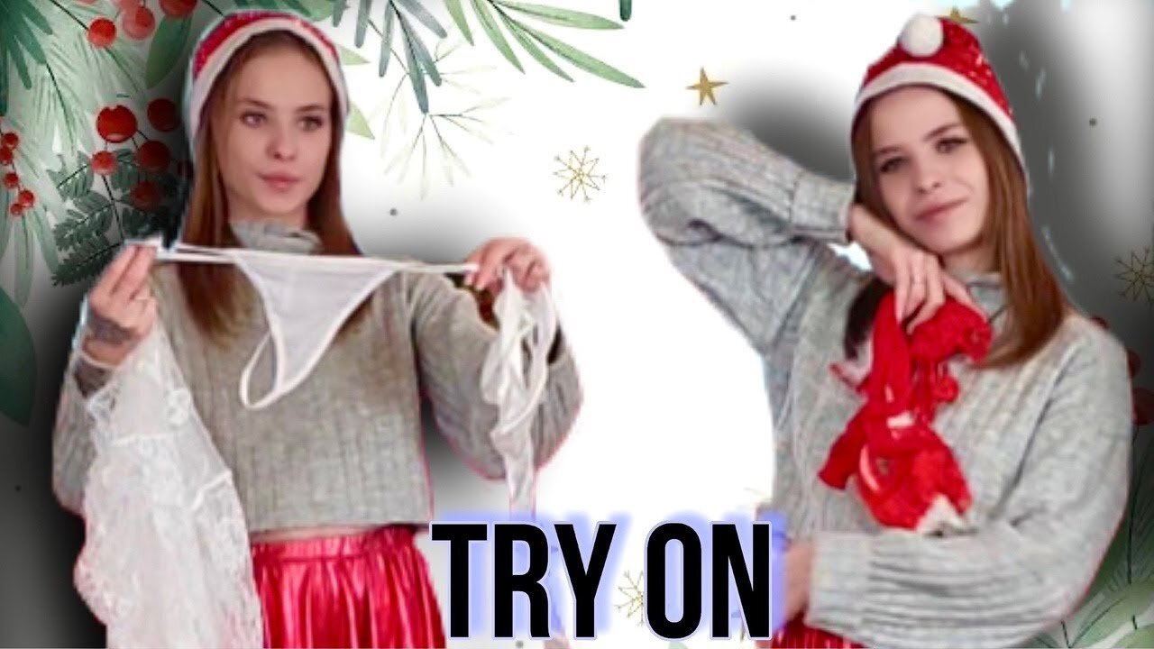 The magic of Christmas in every image: Try On transparent robes