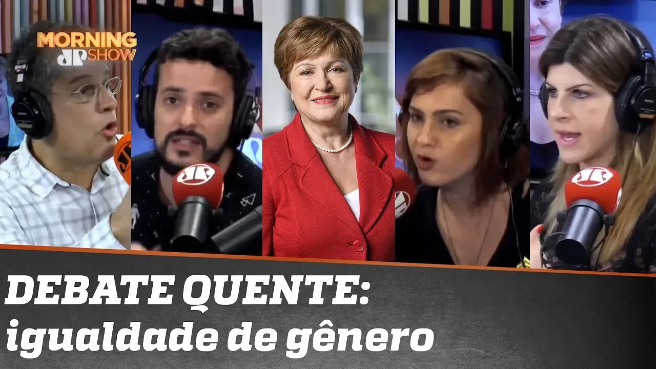 Discussão quente: chefona do FMI faz defesa enfática da igualdade de gênero