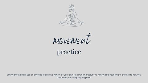 Create balance within the body with this movement practice