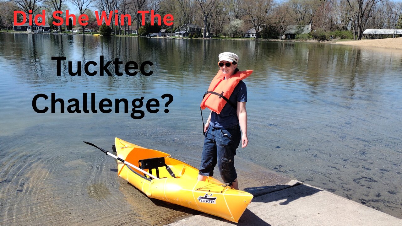 The Tucktec Kayak Challenge: Can She Beat a Paddleboard Air Pump?