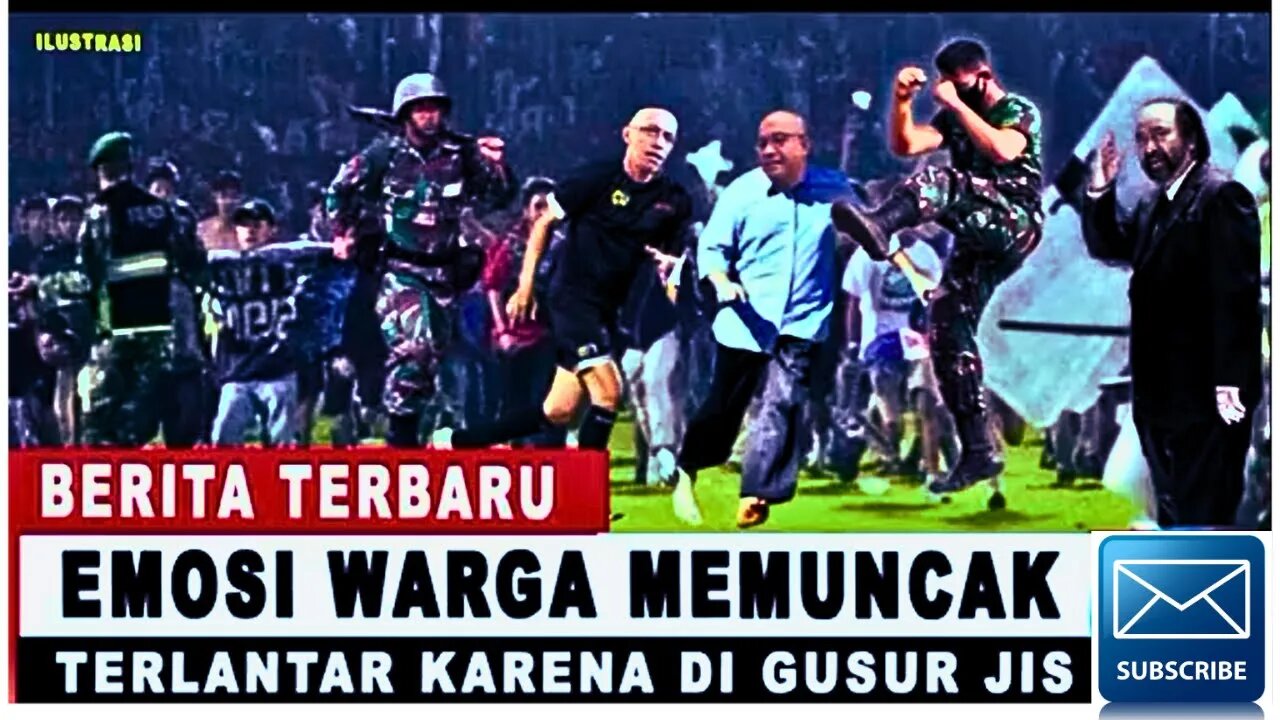 LARI DARI MASALAH ANIES TAK MAU TANGGUNG JAWAB ATAS RIBUAN WARGA KORBAN JIS