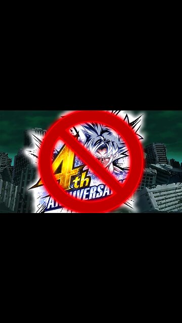 Dragon Ball Legends 4th Anniversary is TERRIBLE... #shorts