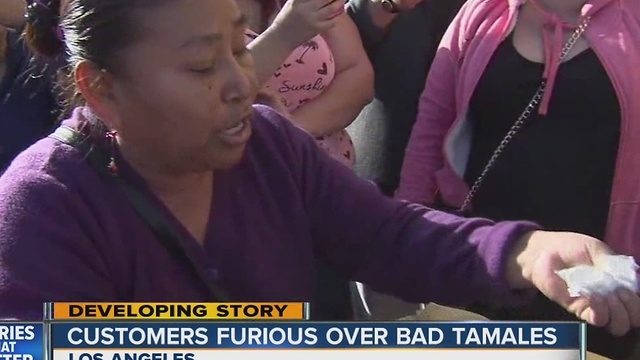 Customers angry over rotten Christmas tamales