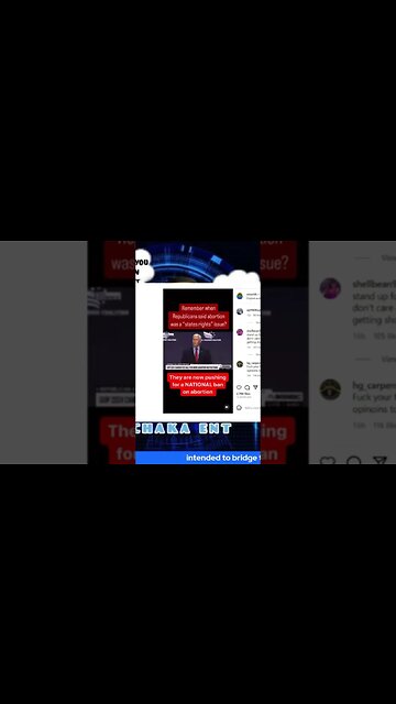 Republicans support a national ban on abortion