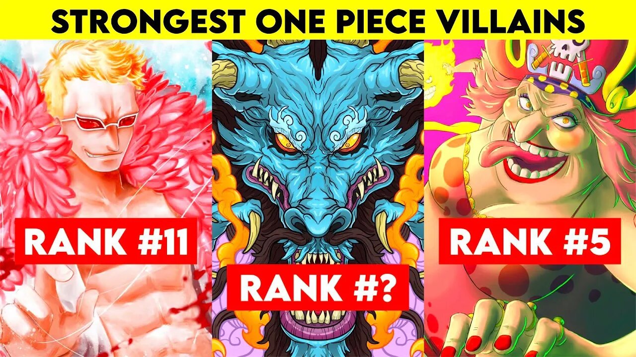 The 15 Strongest Villains In One Piece