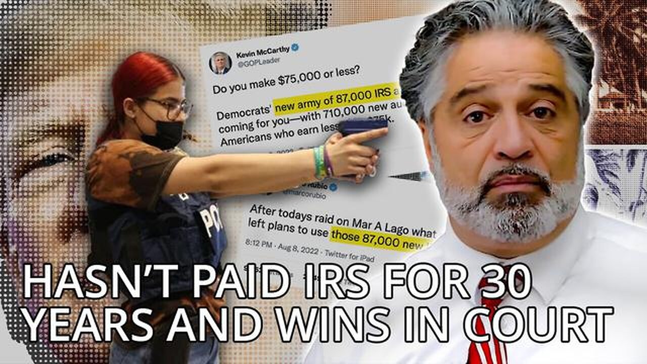 MAN HASN'T FILED TAXES FOR 30 YEARS, AND HAS BEATEN THE IRS IN COURT EVERY TIME THEY CHALLENGE HIM