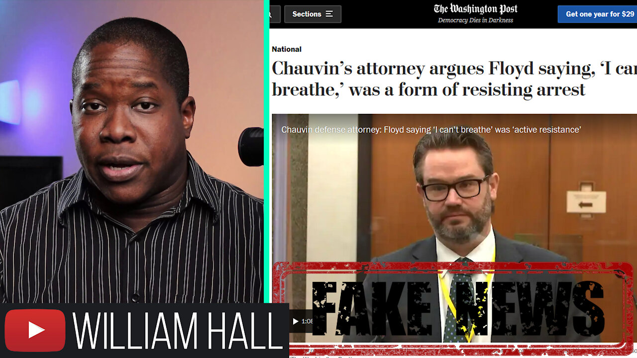 The FACTS Emerging From The Derek Chauvin trial That The MSM Doesn't Want You To Know