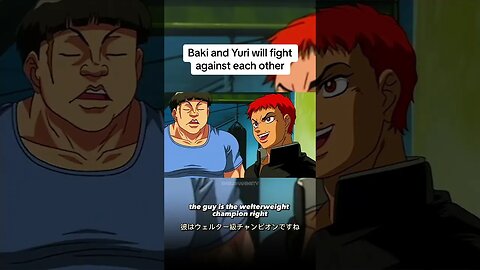 Baki and Yuri will fight against each other 😤 #anime #baki #fyp