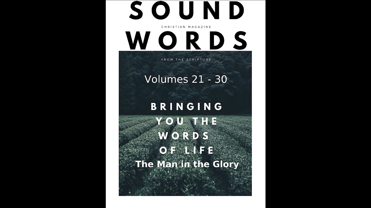 Sound Words, The Man in the Glory