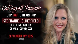 Red America First 9-14-22 meeting with Stephanie Holderfield & Levana Lomma