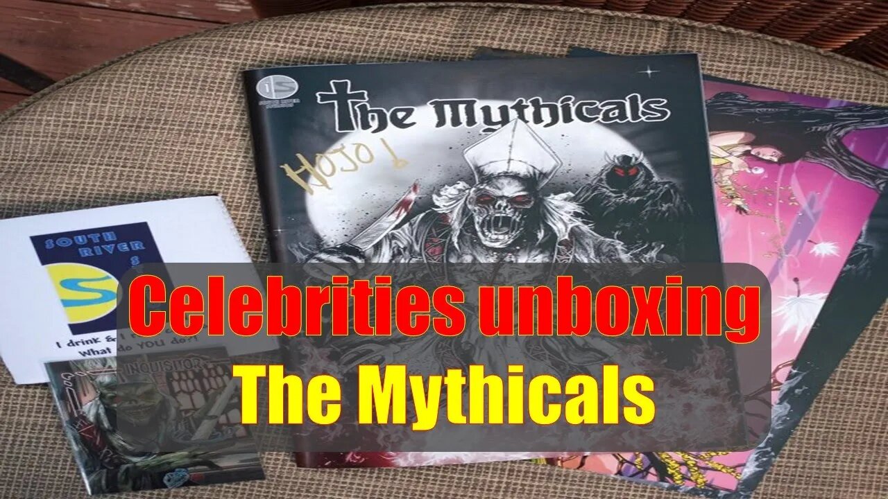 Celebrities | Unboxing | Indy Comic Book | The Mythicals