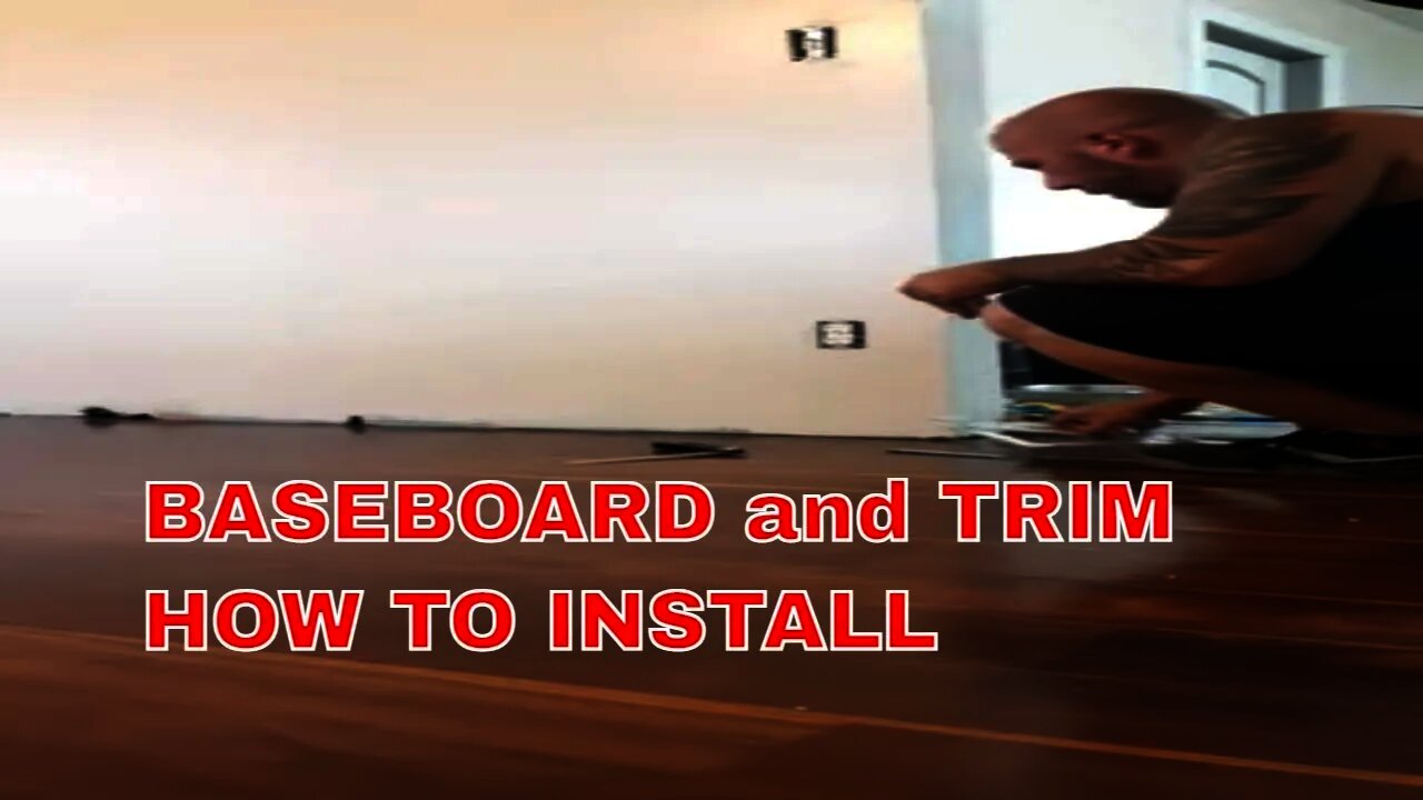 How To Install BASEBOARDS In Game Room/Revamp The Homestead