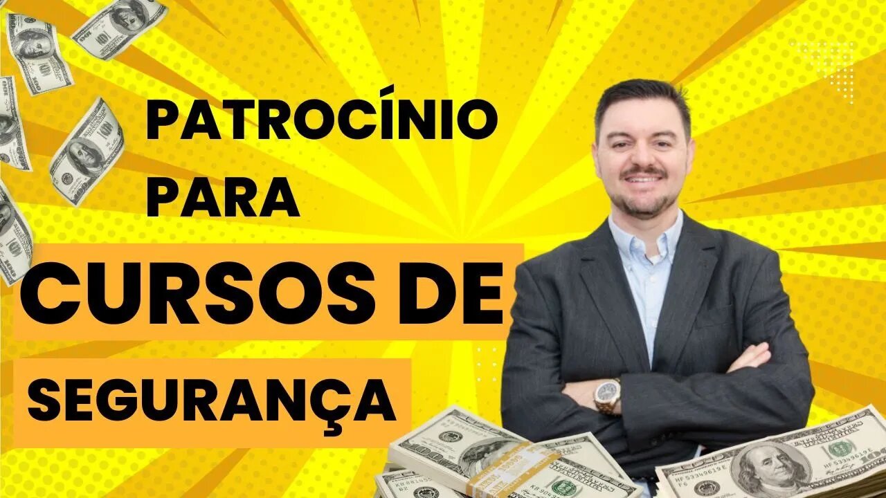 Como você consegue patrocínio para seus cursos