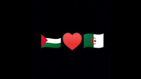 Palestine and Algeria are one blood