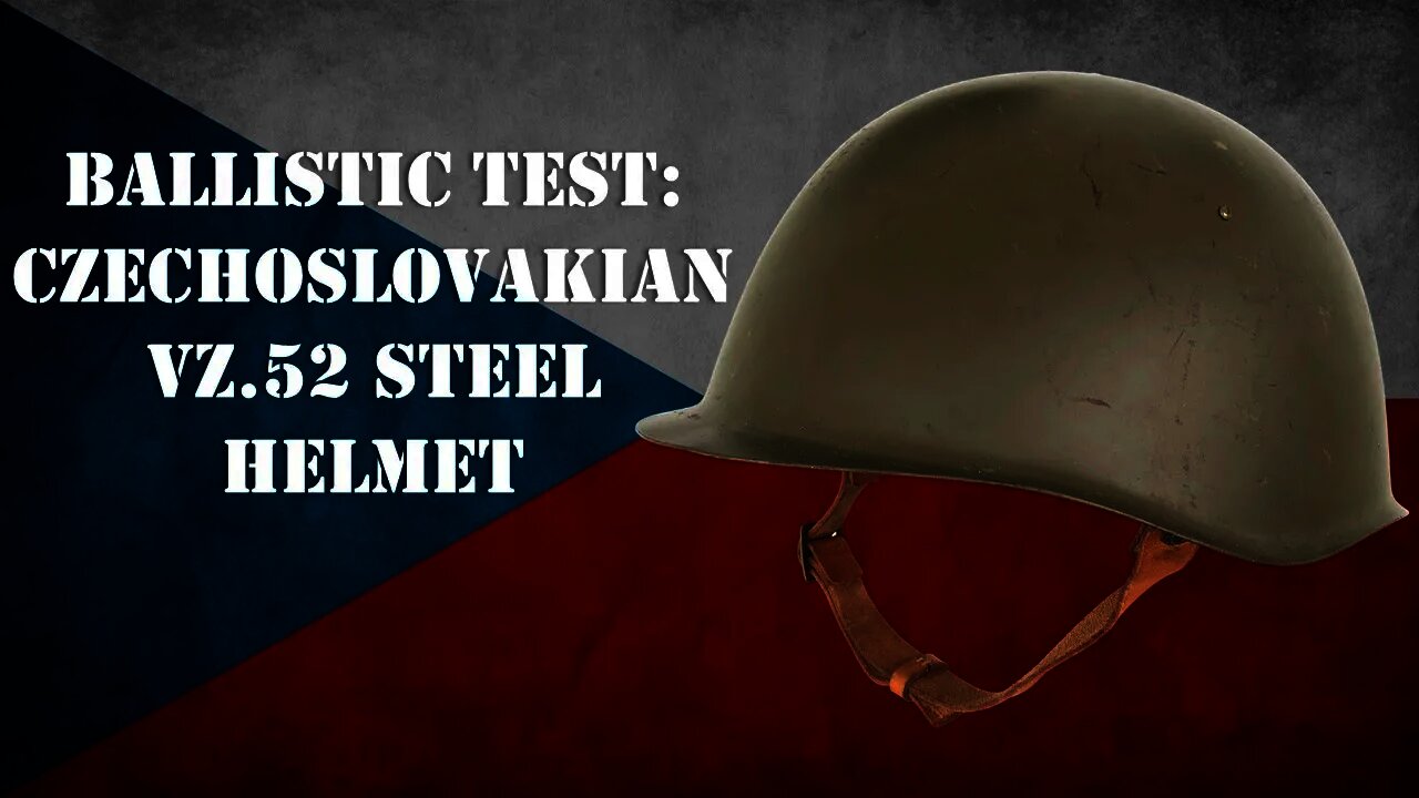 Helmet Ballistic Test: Czechoslovakian Vz.52 Steel Helmet