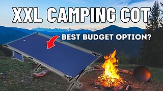 Ever Advanced Oversized XXL Folding Camping Cot Unboxing Review