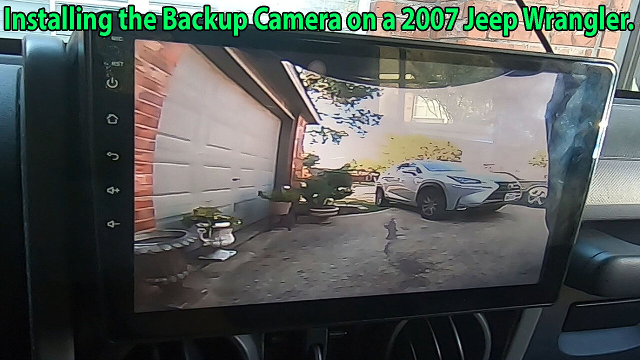 Installing a Backup Camera on a Jeep Wrangler. Part 2