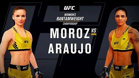 EA Sports UFC 4 Gameplay Viviane Araujo vs Maryna Moroz