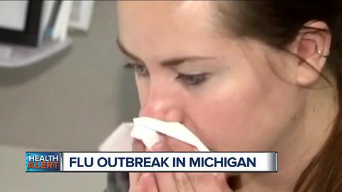 Flu outbreak in Michigan