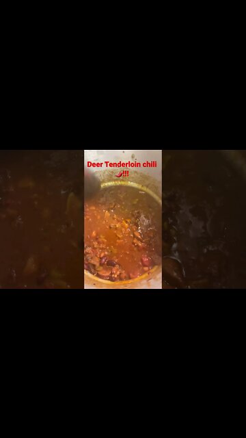 Deer meat chili 🌶