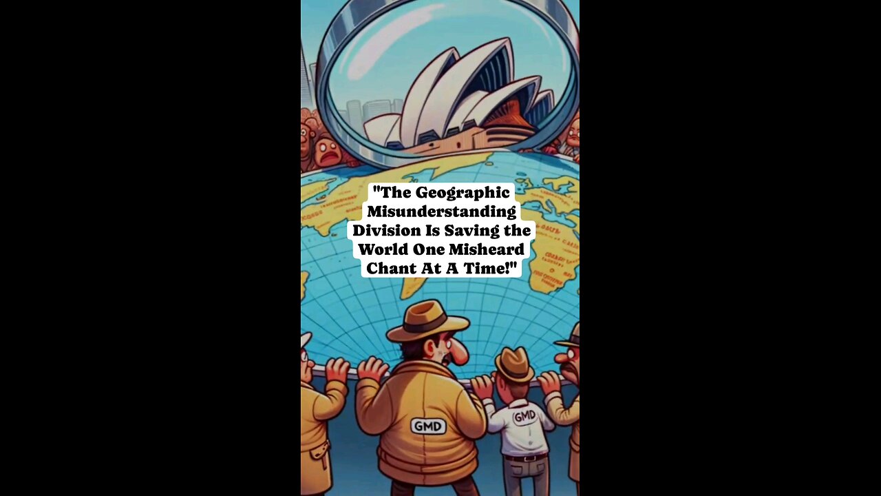 "The Geographic Misunderstanding Division Is Saving the World One Misheard Chant At A Time!"