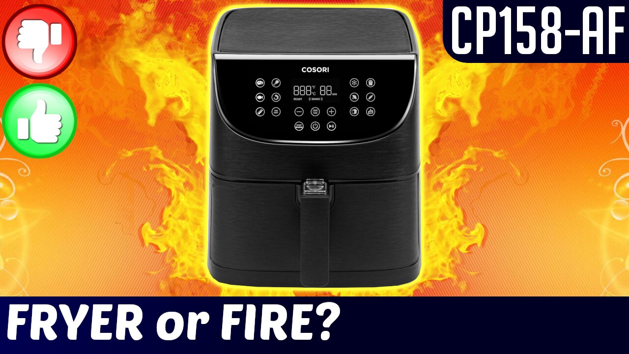 COSORI PRO AIR FRYER 🔥 Fires & Meltdowns? (Pro CP158-AF Review) ᴴᴾᴿ