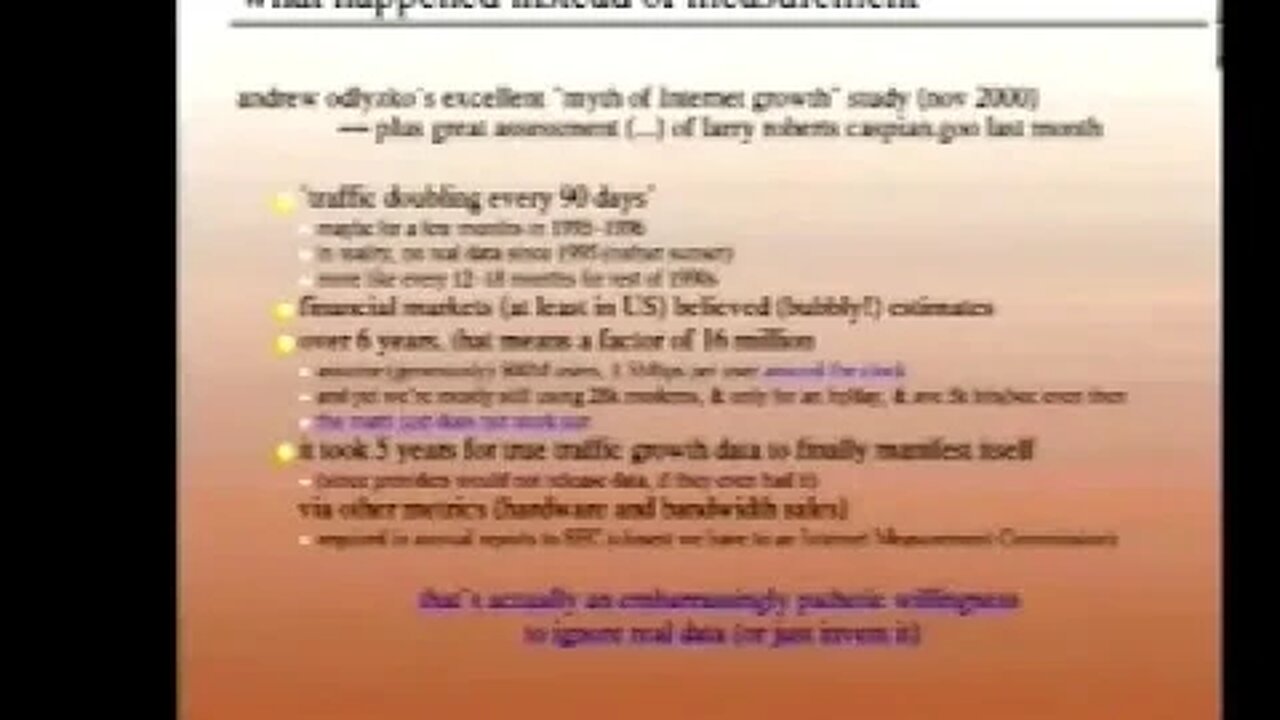 Internet Measurement Myths About Internet Data