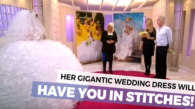 Giant Wedding Dress Will Have You In Stitches