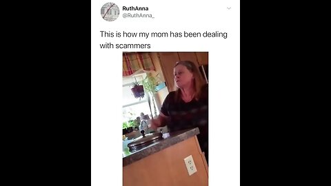 MOM IS DEALING WITH SCAMMERS 😂