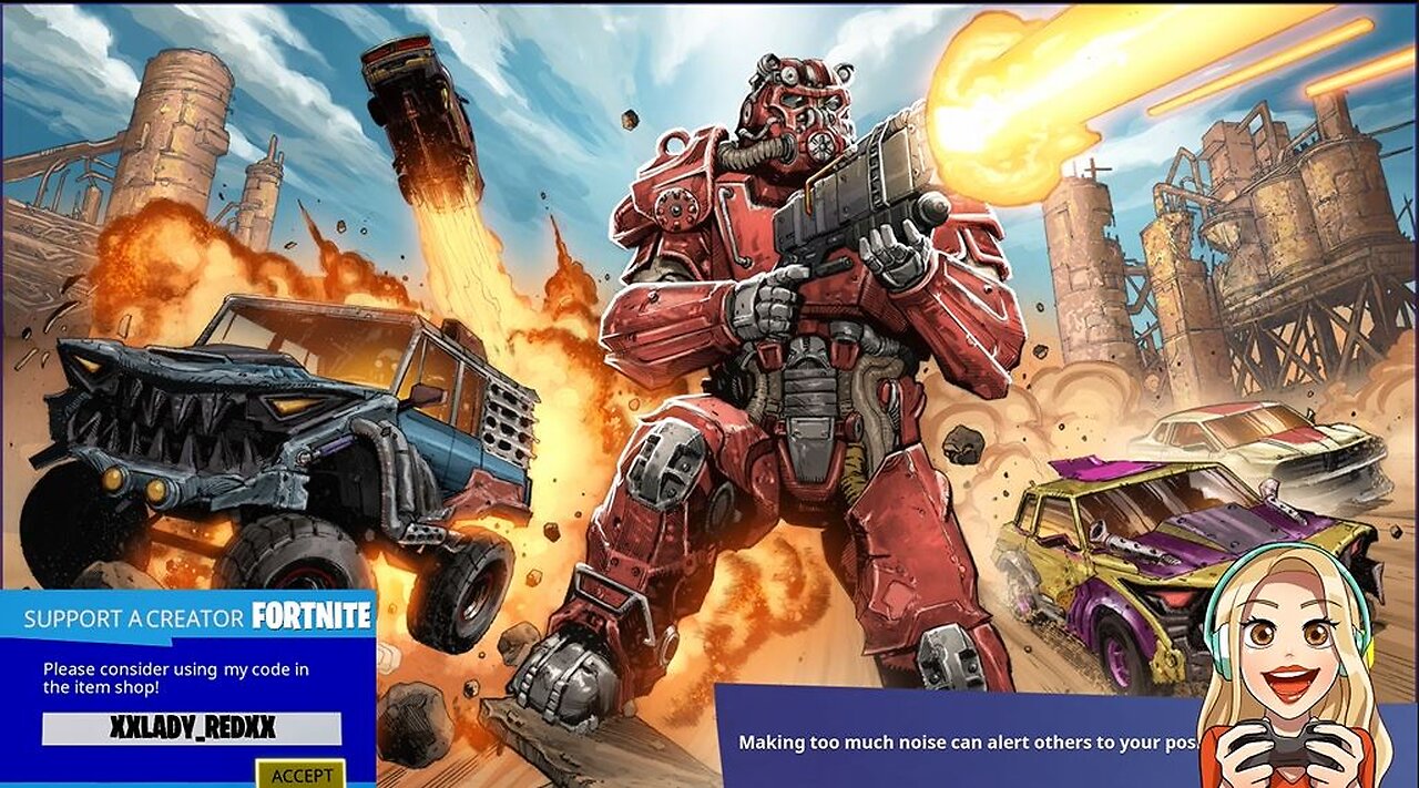 Hot Rod T-60 Power Armor-Fortnite