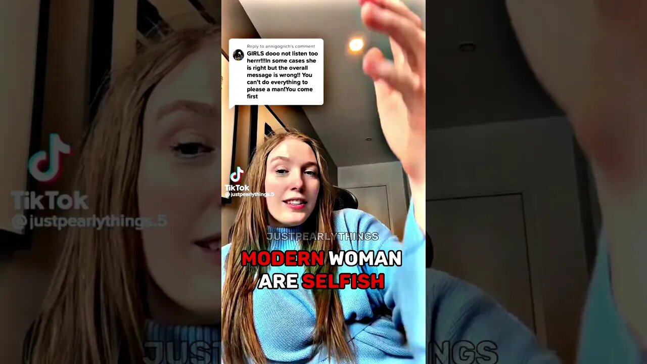 Modern Women Are Selfish