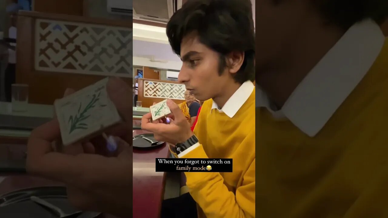 When you forget to switch on FAMILY MODE