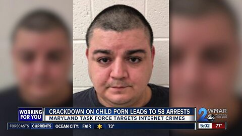 58 arrests made in state-wide operation to combat child sexual exploitation