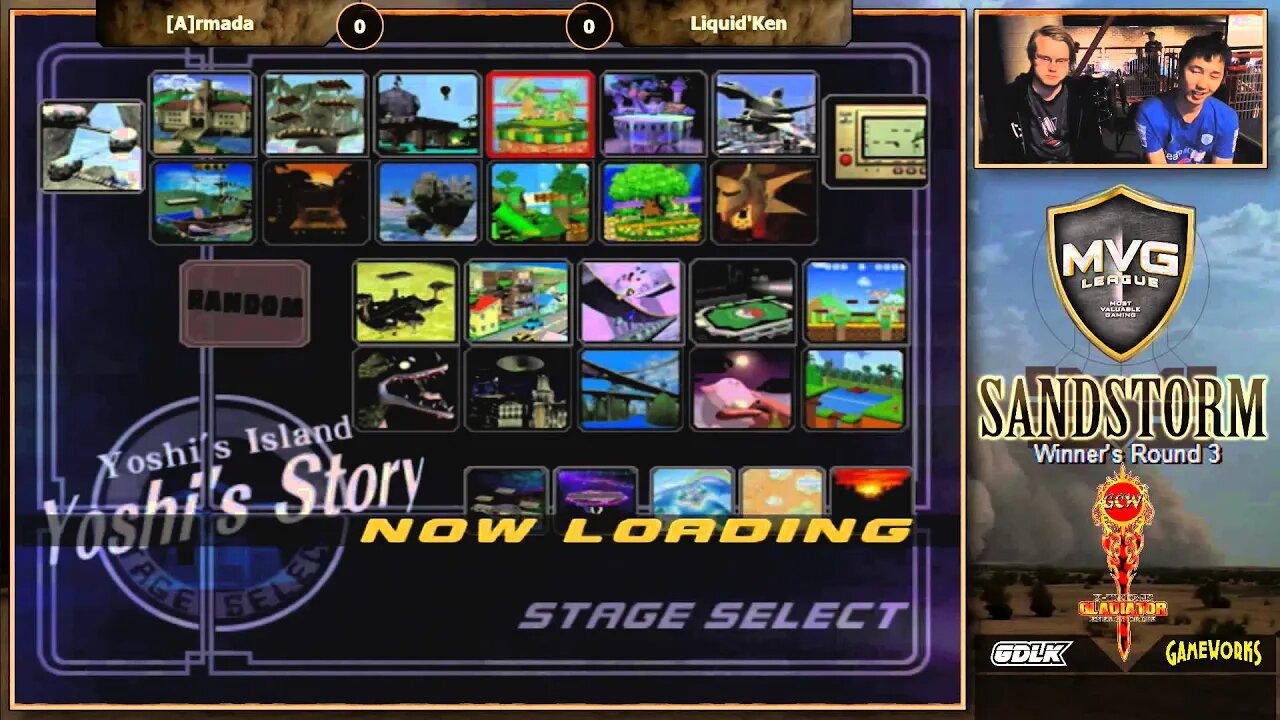 MVG Sandstorm : Singles W2 - [A]rmada (Peach) vs. Liquid'Ken (Marth)