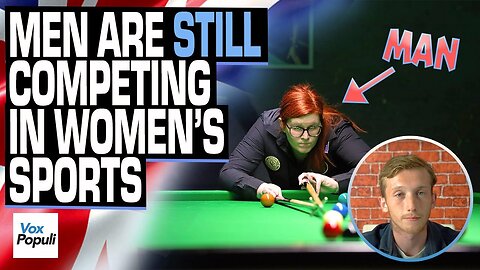 Man competes in FEMALE pool competition?! | Female athletes are not safe