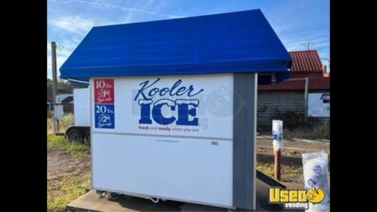 Used - 2012 Kooler Ice Model KI810 Bagged Ice Vending Machine For Sale in Alabama