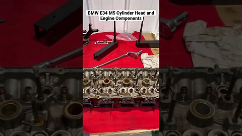 BMW E34 M5 Cylinder Head and Engine Components #shorts #cars #diy #bmwm5 #bmwe34 #automotive #engine