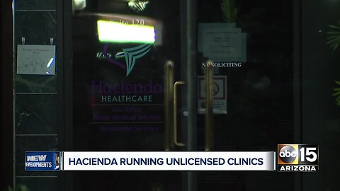 Hacienda running unlicensed clinics