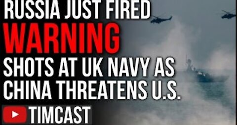 Just in! Russia Fires Warning Shots And Bombs At HMS Defender