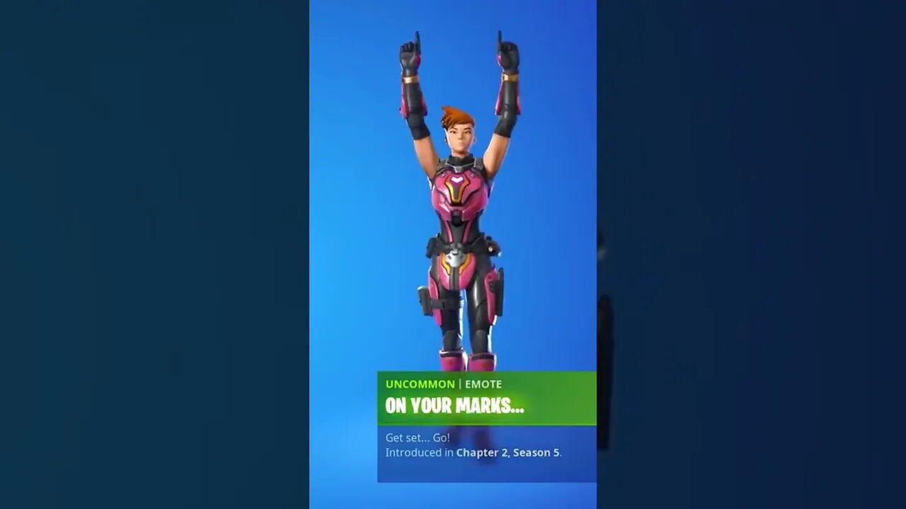 Fortnite On Your Marks Emote