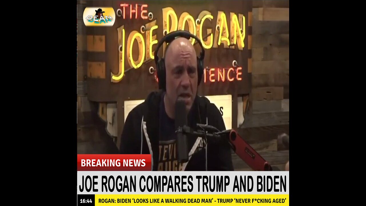 🤣 Joe Rogan Says Biden "Looks Like A Walking Dead Man" - Trump "Never Fucking Aged"😂