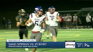 Bixby beats Sand Springs in Game of the Week