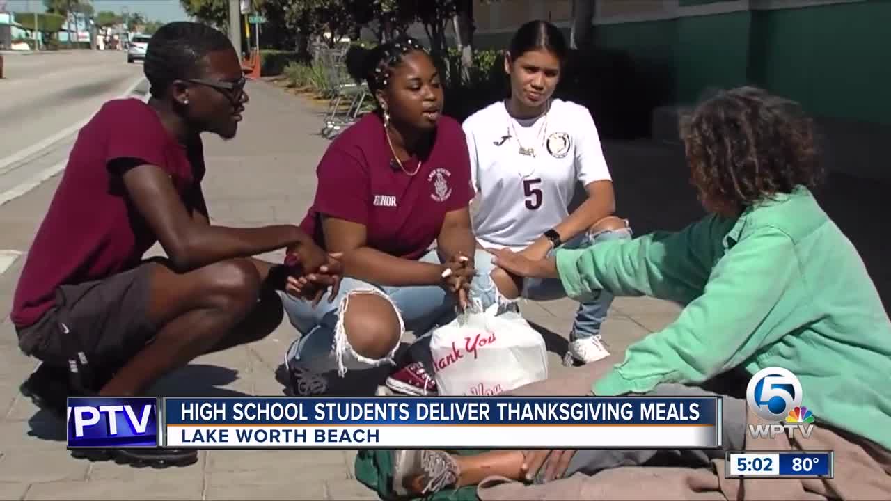 High school seniors spend Thanksgiving on the street, 5,000 fed