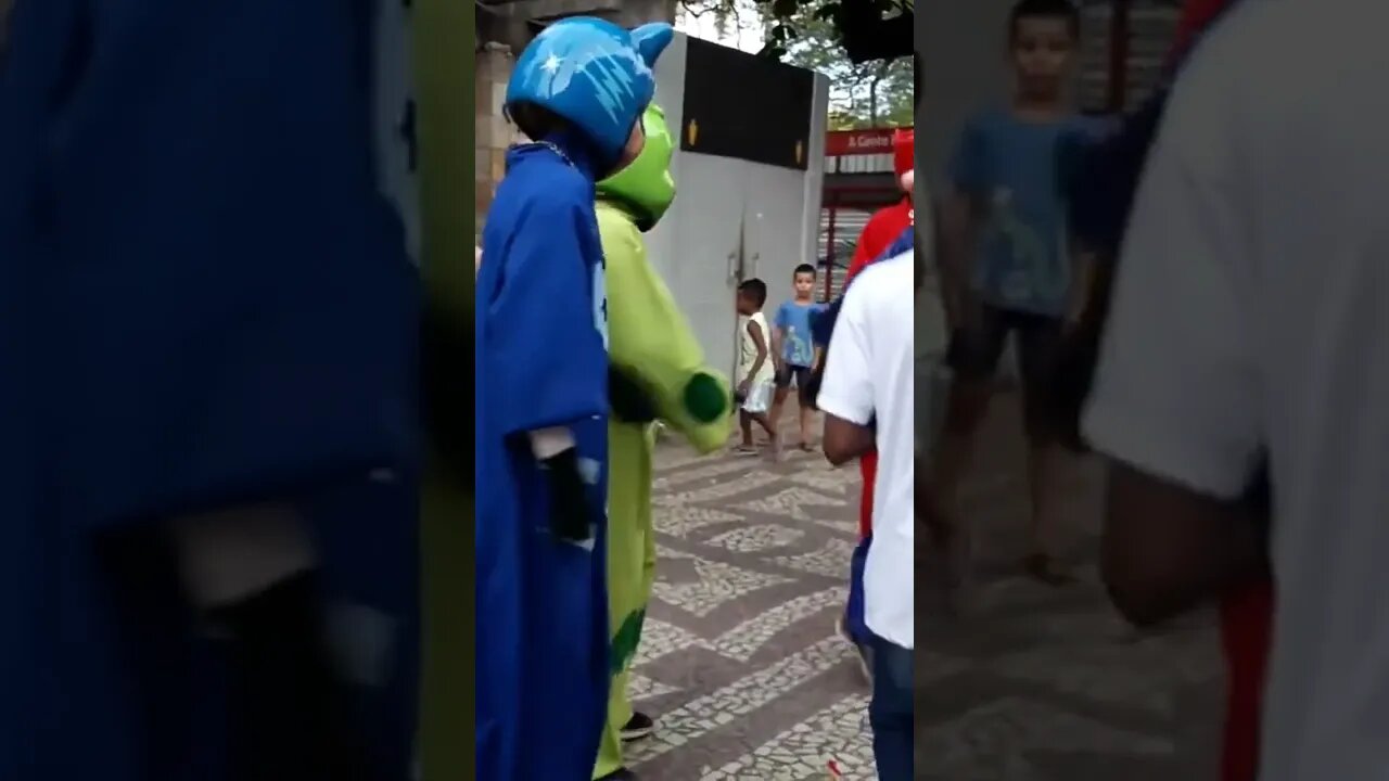 DANÇARINOS SUPER NINJAS DA CARRETA DA ALEGRIA FURACÃO, DANÇANDO FOFÃO, O MÁSKARA, BEN10 E PATATI