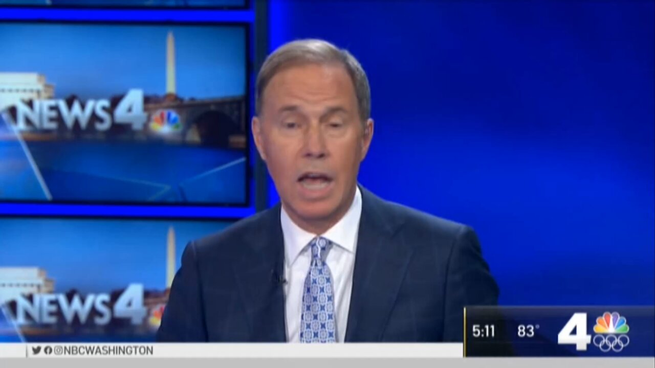 Sad & pathetic NBC 4 News anchor Jim Handly gives Biden credit for Israel & Palestinians cease fire