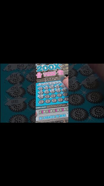 50X Winning Scratch Off Ticket! #lottery