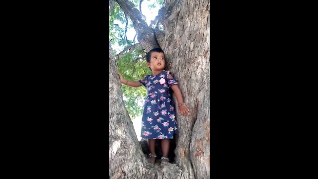 Little girl funny talking videos