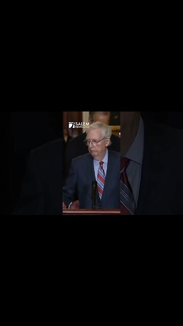 Mitch McConnell is unwell. He appeared to have a medical emergency during a press conference.#shorts